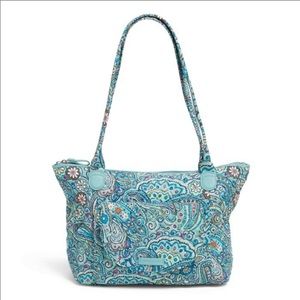 Vera Bradley Daisy dot paisley Carson E/W tote bag